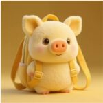 Mochila de peluche marranito